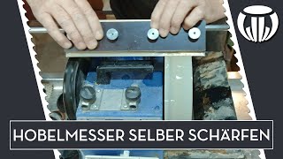 Hobelmesser mit der Tormek schärfen [upl. by Baalman]