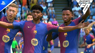 Lamine Yamal Shines at Barcelona EA FC 25 Career Mode Action [upl. by Montfort]