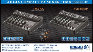 Ahuja Mixer FMX 106  FMX 106 DP [upl. by Templas]