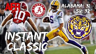 LSU Stuns Bama in OT  FULL RECAP AND REACTION [upl. by Greenwald]