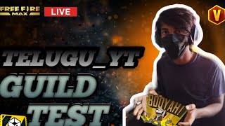 🔴TELUGU IS LIVE GUILD TEST 1vs 2 UNLIMITED COSTUME FREE FIRE TELUGU PLAYERS ROAD SUB 4K COME SOON 🔴 [upl. by Ettenwad624]