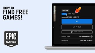 How to Find Free Games on Epic Games Store EASY [upl. by Anawyt]