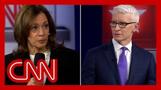 Anderson Cooper presses Harris on border wall funding [upl. by Xever]