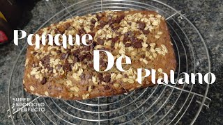 Suave Panque de Plátano  🌃 Receta 🍌🍞 [upl. by Modla]