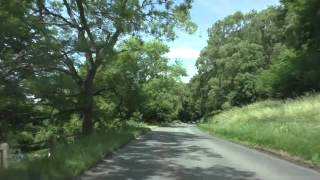 Driving On Jubilee Drive B4232 From British Camp To Upper Wyche Malvern England 3rd July 2015 [upl. by Laurie]