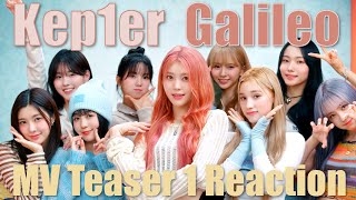 Kep1er 케플러  Galileo  MV Teaser 1 Reaction [upl. by Carolynne]