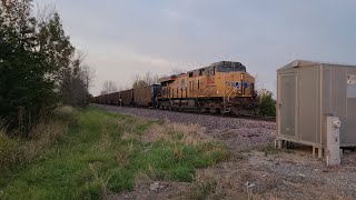 UP 8122 and 8162 Entering Sheboygan 10112024 [upl. by Tristan]