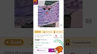 Meesho saree haul under 750₹ Beautiful saree for Durga Puja 😍durgapuja meesho shortsviral saree [upl. by Archangel]