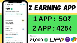 2024 BEST MONEY EARNING APP WITHOUT INVESTMENT I NEW EARNING APP TODAY [upl. by Attenauq]