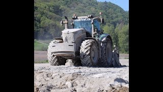 Fendt 1046 sur chantier de stabilisation [upl. by Meesan445]