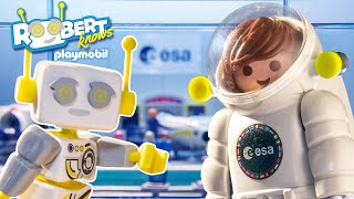 Wie wird man Astronautin bei der ESA  ROBert erklärt  PLAYMOBIL Kinderfilm [upl. by Clova]