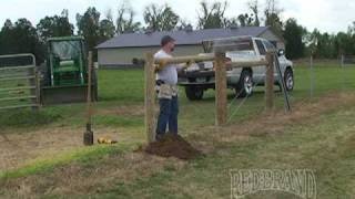 Field Fence Installation Part 1 of 2 [upl. by Schnurr468]