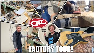 Behind the scenes at the GampL Guitars USA factory and Leo Fenders workshop [upl. by Anaik]