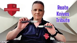 Reate Knives Tribute  Tools For Gents [upl. by Abrahan]