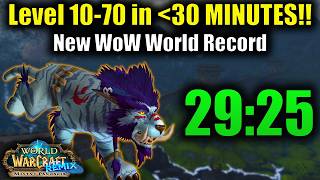 The Fastest WoW Speedrun Ever 1070 In Under 30 Minutes [upl. by Amles]