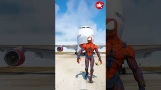 سبايدرمان و الأبطال الخارقين funny spiderman gta5 marvel comedy gta gaming gtav fortnite [upl. by Haily]