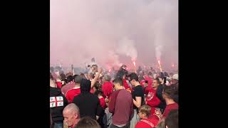 09042017 Kampioenenviering RAFC huldiging Grote Markt [upl. by Nreval]