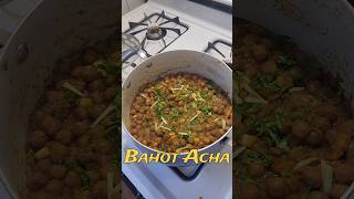 Father In Law Bahot Acha Khana Banate hai  Chhole Recipe shorts viralshorts makingfood america [upl. by Nailuj35]