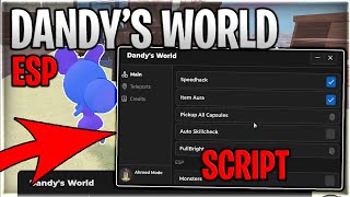 🎟️ALPHA Dandys World Script Hack Item Aura Auto Skillcheck And Esp  Roblox 2024 [upl. by Lingwood451]