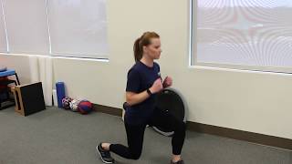 Forward Lunges Exercise Demonstration [upl. by Blackmun]