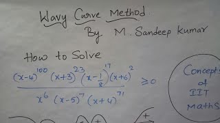 Wavy Curve Method  Quadratic inequalities  THEORY OF EQUATIONS [upl. by Acimad824]