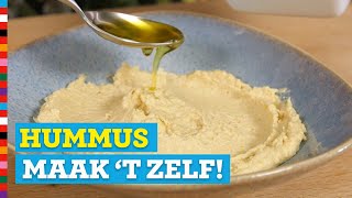 Hummus maken  Gezond recept  Voedingscentrum [upl. by Soraya]