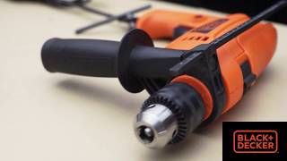 BLACKDECKER Variable Speed Hammer Drill I 550 W I Smart Hand Tools [upl. by Teuton]