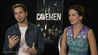 Camilla Belle and Skylar Astin Talk CAVEMEN Movie [upl. by Chastain]