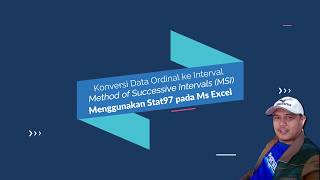 Method Successive Interval MSI untuk merubah Data Ordinal menjadi Data Interval menggunakan Stat97 [upl. by Llenroc]