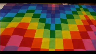 Bargello Patchwork Quilt Tutorial  Step by step instructions from Start to Finish [upl. by Ecirtael]