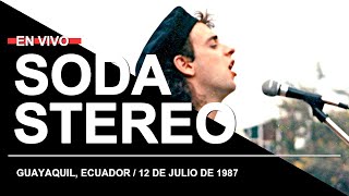 SODA STEREO en Guayaquil Ecuador 12071987  Recital completo [upl. by Eipper]