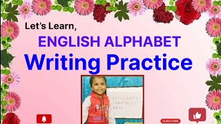 How to write ABCD  ABCD writing Practice  Let’s Learn ABCD  A for Apple [upl. by Risteau]