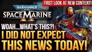 Warhammer 40K Space Marine 2  I Did NOT Expect This News Today First Look At Wild New Enemy [upl. by Annmaria]