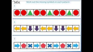 Patterns and Sequences of Shapes [upl. by Habeh]