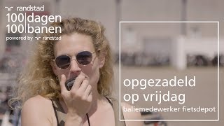 Fietsdepot medewerkers wat doen zij precies  Randstad  Dag 70 [upl. by Ettener]