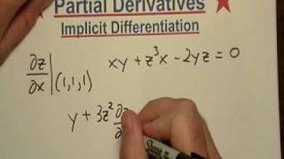 Partial Derivatives Part 2 Implicit Differentiation [upl. by Erodoeht]