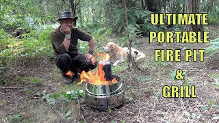 Ultimate Portable ATAGO Firepit Grill [upl. by Ashely]