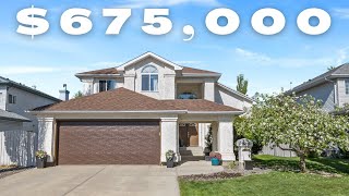 STUNNING RENOVATED HOME WEST END OF EDMONTON  Edmonton Real Estate 2022 [upl. by Annehcu187]