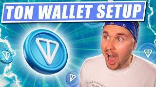 How To Set Up Ton Wallet 2 WAYS [upl. by Jannel277]