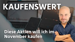 4 kaufenswerte Dividenden Aktien für November 2024 [upl. by Annig]