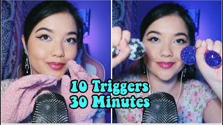 ASMR 10 Triggers in 30 Minutes ♡ [upl. by Yrmac]