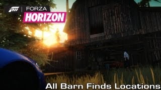 Forza Horizon  All Barn Finds Locations [upl. by Svetlana]