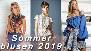 👘 Modische sommerblusen damen 2019 [upl. by Ardiekal]