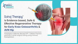 Regenerative Therapy for Early Knee Osteoarthritis amp AVN Hip [upl. by Balbinder]