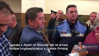 ShkodraWeb  Kryebashkiaku i Lezhës Fran Frrokaj në Apelin e Shkodrës [upl. by Gerome]