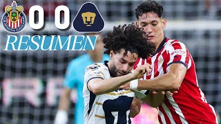 CHIVAS 00 PUMAS J15  El rebaño deja puntos en casa [upl. by Leiva]