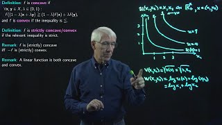 Lecture 17B Concave and Convex Functions [upl. by Crespo]