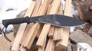 KABAR Kukri Machete Review Tough Workhorse Great Price [upl. by Philis332]