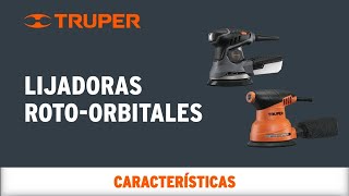 Características de las Lijadoras RotoOrbitales TRUPER LIRO5N y LIRO5A [upl. by Haven]