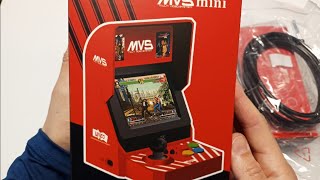 Unboxing Unico SNK MVS Mini Arcade [upl. by Eriha]